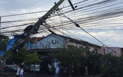 Guaíba contabiliza estragos após tempestade da tarde de segunda-feira