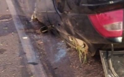 Capotamento na BR 470 deixa 4 vítimas