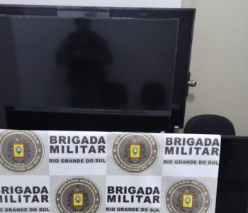 Brigada Militar prende dupla por furto de televisores em Passo Fundo