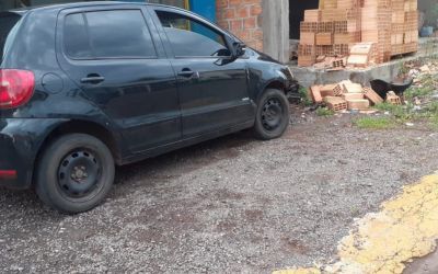 Acidente de trânsito deixa uma mulher ferida no centro de Estação