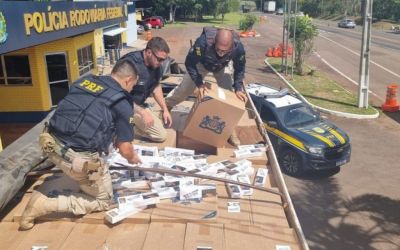 Morador de Passo Fundo é preso por contrabando de cigarros em Lajeado