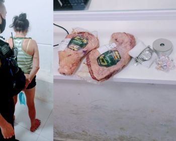 Mulher é presa pela Bike Patrulha por furto de carne no Centro de Passo Fundo