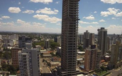 Localizada em Passo Fundo, torre residencial mais alta do Estado chega ao 40º pavimento