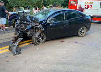 Grave acidente de trânsito deixa 5 feridos na RS-475 em Charrua
