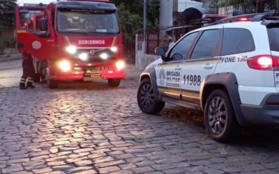 Após briga de casal, mulher incendeia residência em Passo Fundo