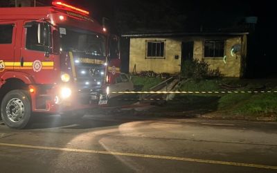 Jovem perde a vida após incêndio em residência no centro de Estação