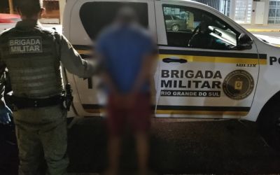 BM de Tapejara apreende adolescente infrator por roubo a estabelecimento comercial