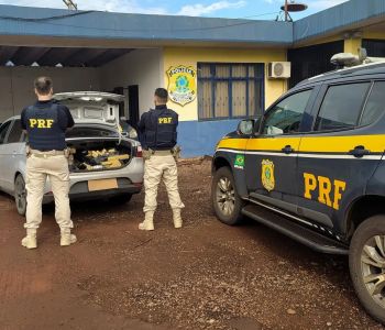 PRF prende mulher transportando mais de 100 quilos de maconha na BR-386 em Seberi