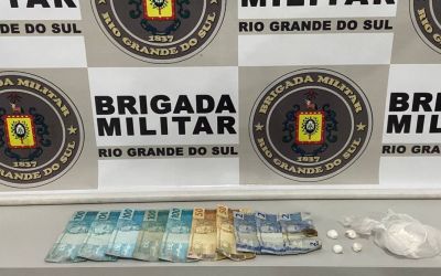 Mãe é presa pela Brigada Militar após esconder cocaína na fralda de criança de apenas 1 ano em Getúlio Vargas