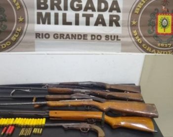 Força Tática prende homem em Passo Fundo com diversas armas de fogo