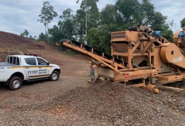 PATRAM de Lagoa Vermelha realiza Operação Mineração em Tapejara