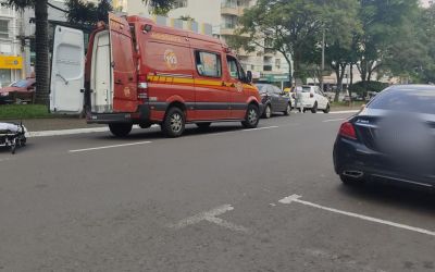 Idosa é atropelada em Erechim
