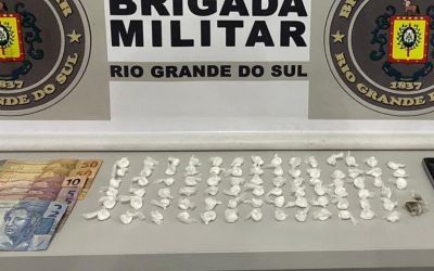 Brigada Militar prende homem por tráfico de drogas em Erechim